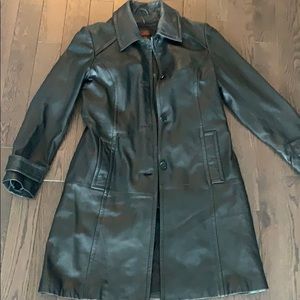 Daniel leather jacket 3/4 length